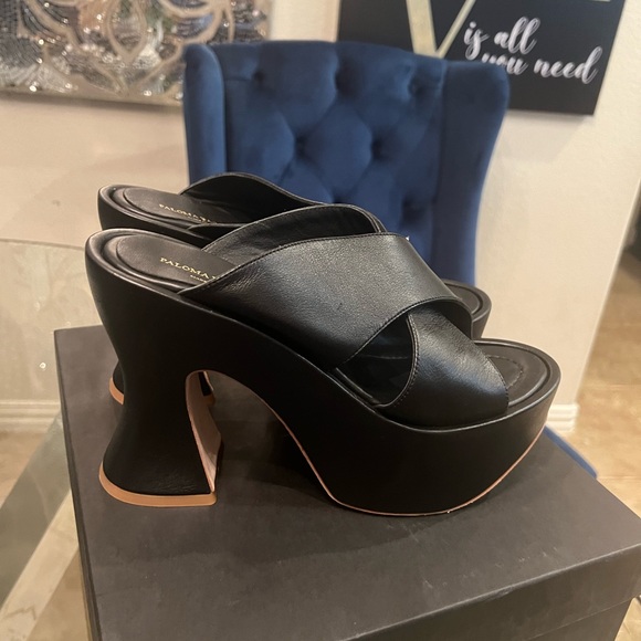 Platform mules! Never worn - Picture 4 of 4